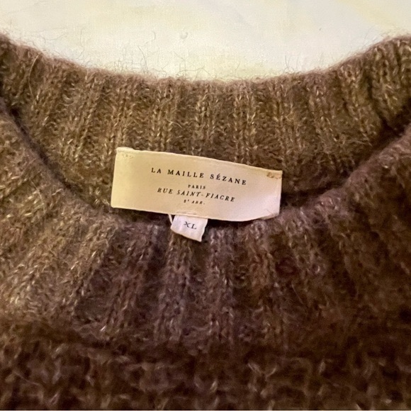 Sezane Taupe Knit Sweater - Picture 6 of 6